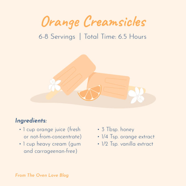 Thyroid Recipe for Orange Creamsicles