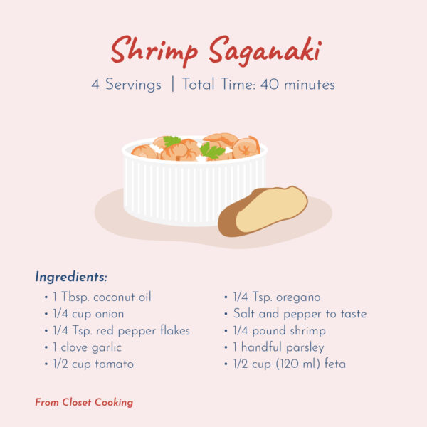 Thyroid Recipe for Shrimp Saganaki