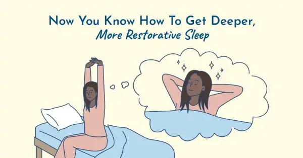 Woman supporting thyroid getting deep restorative sleep