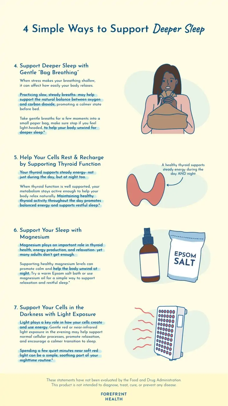 4 thyroid-supportive ways to support deeper sleep