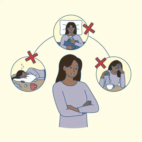 Woman noticing fewer thyroid symptoms