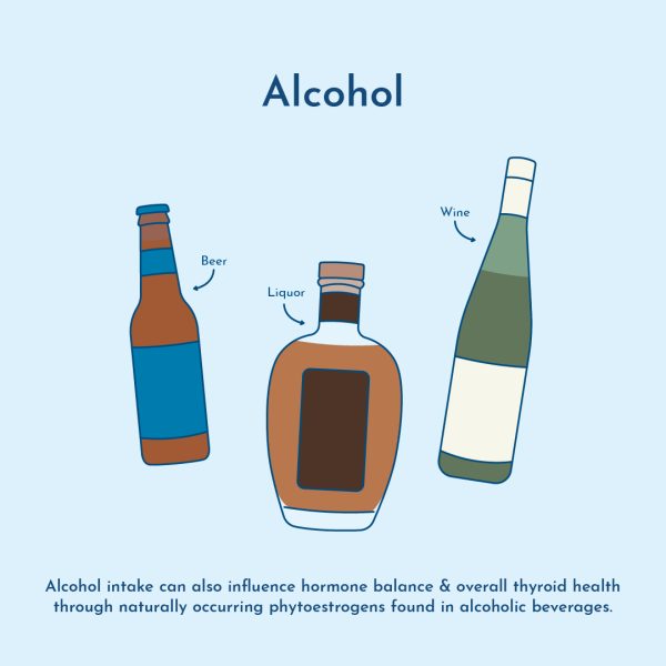 Alcohol and thyroid